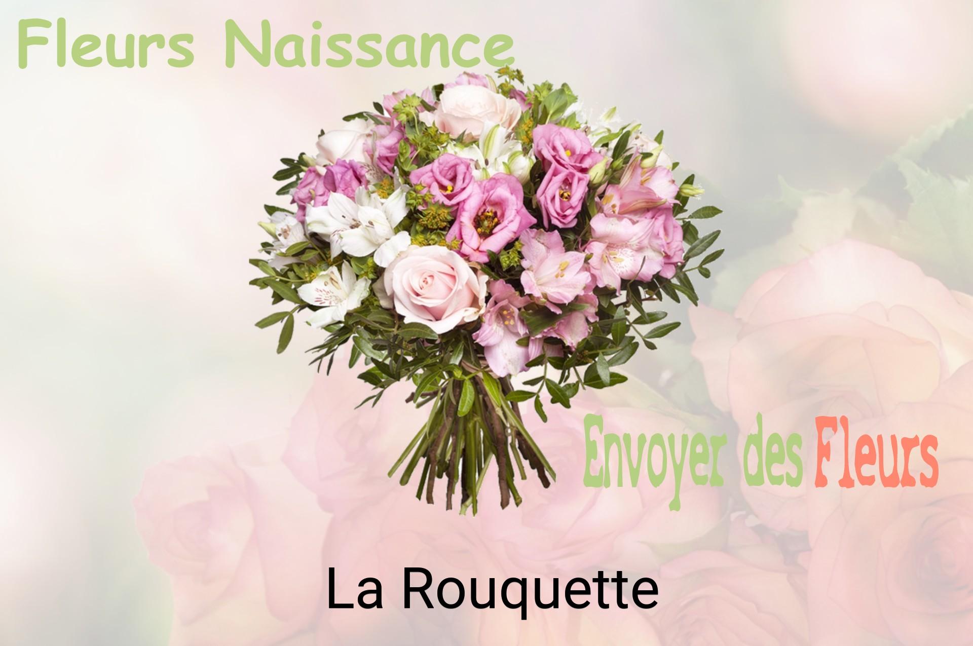 Bouquet de fleurs de naissance livré à La Rouquette
